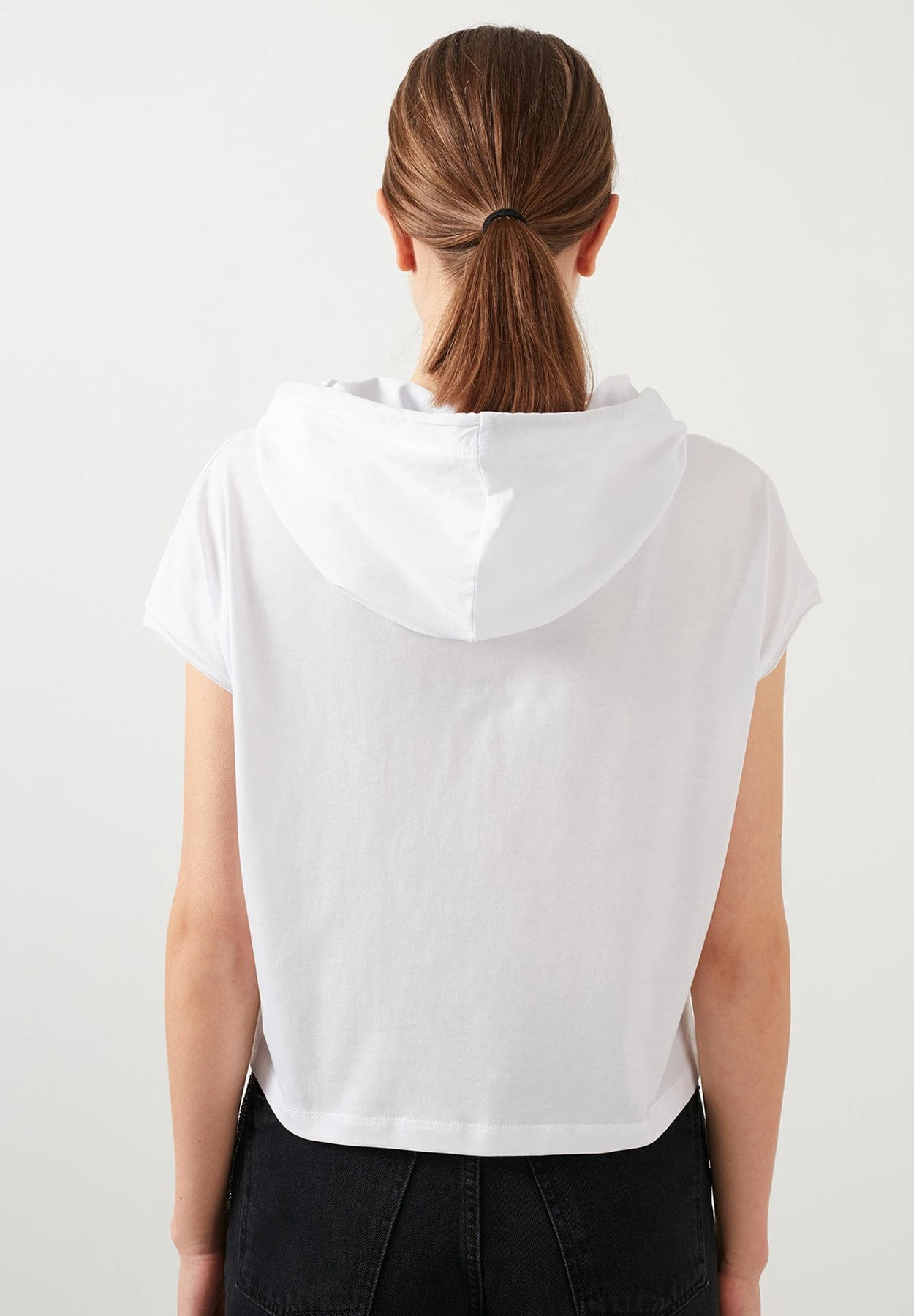 LELA Slim Fit - Hoodie - White 5 LELA Slim Fit - Hoodie - White - Afbeelding 3