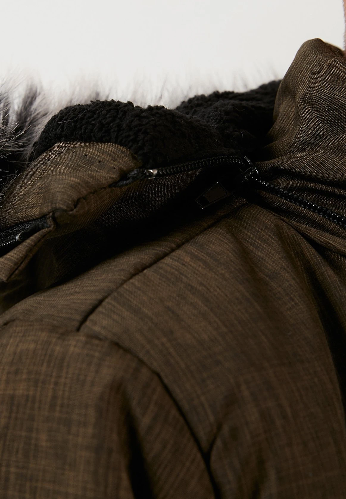 LELA Regular- Winterjas - Khaki 8 LELA Regular- Winterjas - Khaki - Afbeelding 6