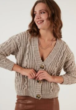 LELA Regular Fit - Vest - Stone -Lela 40c1a8dfdef94edf95a833b851ff3be1