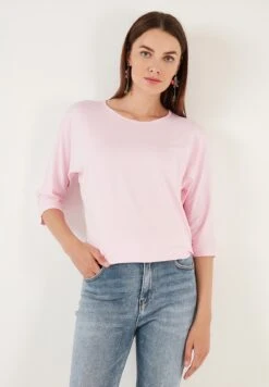 LELA Crew Neck- Longsleeve - Light Pink