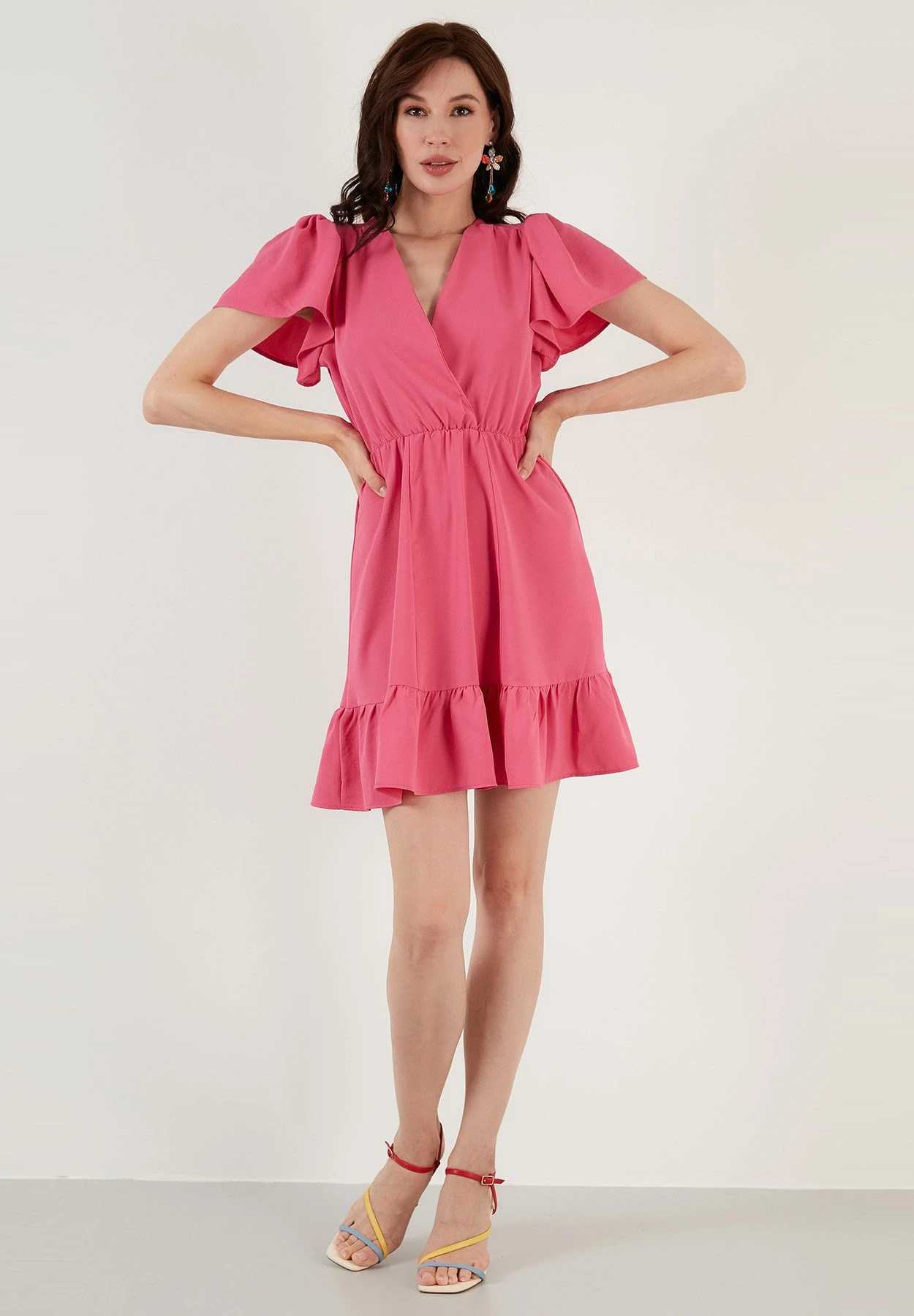 LELA Regular Fit - Jurk - Fuchsia 4 LELA Regular Fit - Jurk - Fuchsia - Afbeelding 2