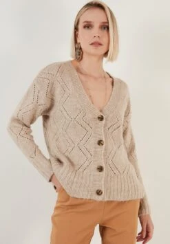 LELA Regular Fit - Vest - Beige -Lela 41bb61be33f94adeb1c8f0197d665770