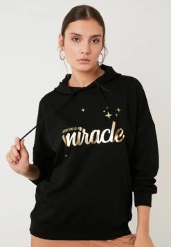 LELA Loose Fit - Hoodie - Black -Lela 41f6605b4e074a229da992ba6fbfaee2