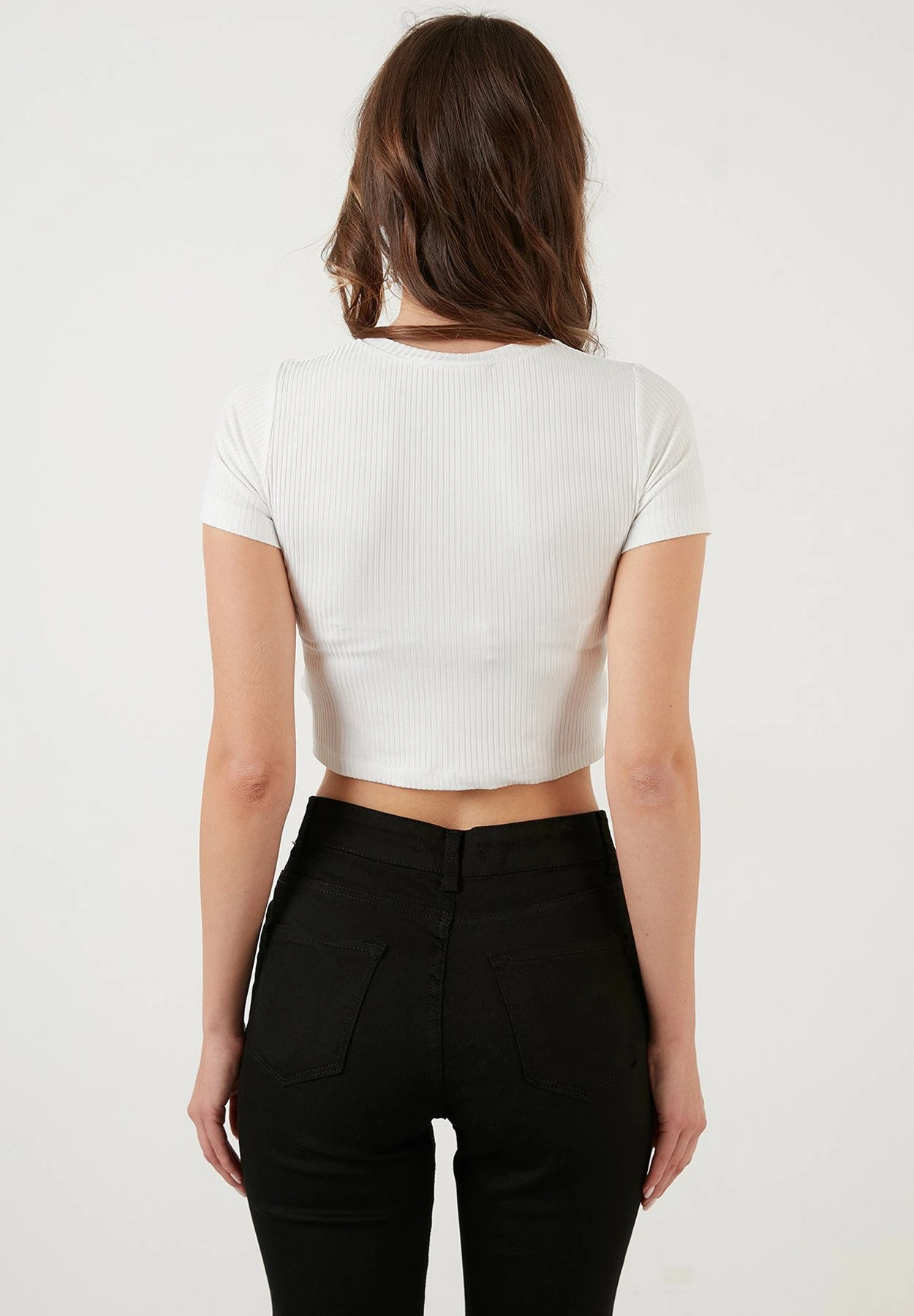 LELA Slim Fit- T-Shirt Print - Ecru 5 LELA Slim Fit- T-Shirt Print - Ecru - Afbeelding 3