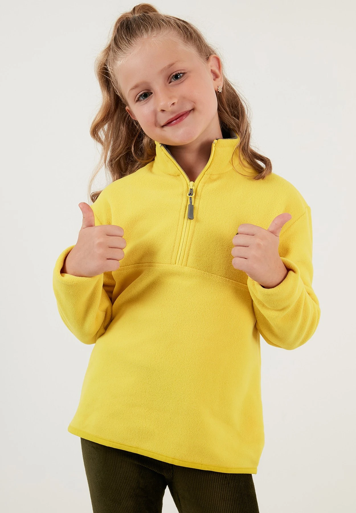 LELA Fleece Trui - Yellow 6 LELA Fleece Trui - Yellow - Afbeelding 4