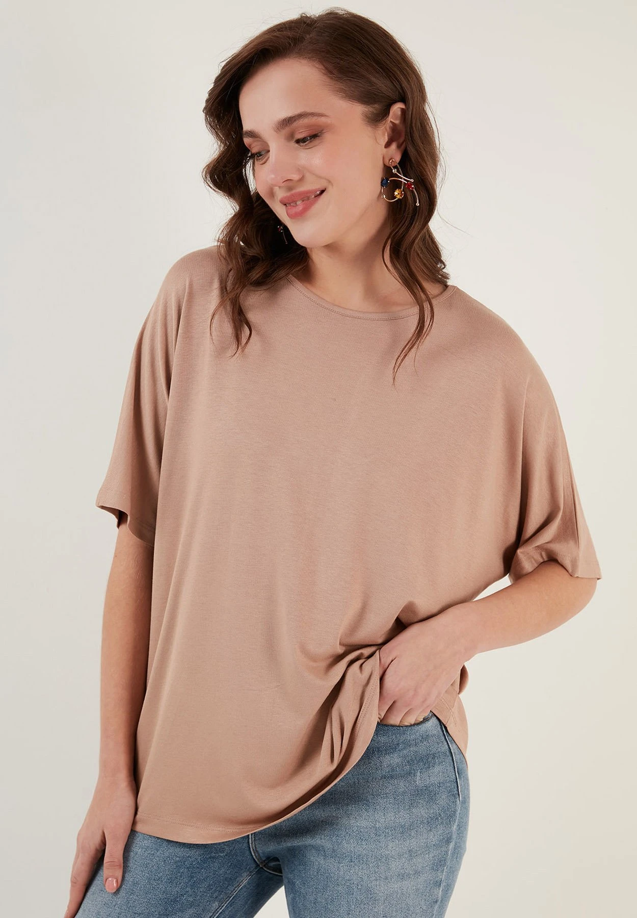 LELA Loose Fit - Blouse - Biscuit 3 LELA Loose Fit - Blouse - Biscuit