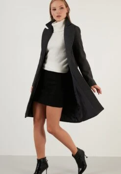 LELA Regular Fit - Mantel - Anthracite -Lela 4549e0f61d7444fab13386a903659009