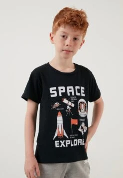 LELA Regular Fit - T-Shirt Print - Dark Blue