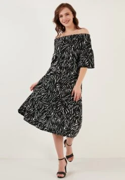 LELA Slim Fit - Jurk - Metallic Black 11 LELA Slim Fit - Jurk - Metallic Black -Lela 494202c2ab574618b11ce540289afb8f