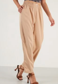 LELA Regular Fit - Broek - Camel -Lela 4a6940a01caa431183f5b5d213c8703c