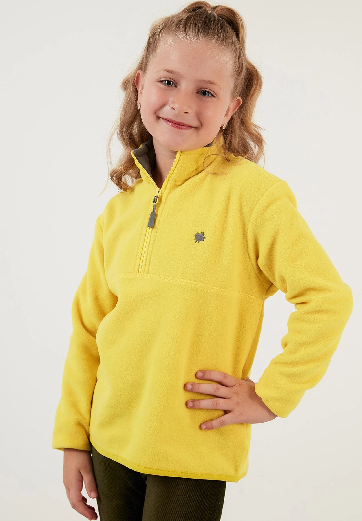 LELA Fleece Trui - Yellow 4 LELA Fleece Trui - Yellow - Afbeelding 2