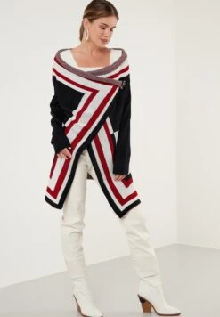 LELA Regular Fit - Vest - Dblue/Ecru/Red 13 LELA Regular Fit - Vest - Dblue/Ecru/Red -Lela 4c929399d7f34ece848532f30f4903fe