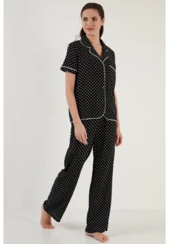 LELA Regular Fit Set - Pyjama - Black -Lela 4cd39ec32ef749bd96fd62ee3eb0a37b