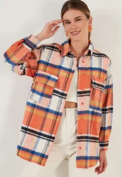 LELA Overhemdblouse - Orange Color -Lela 4d9feba6cdf34b86b7d54398c0869c4f