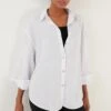 LELA Loose Fit - Overhemdblouse - White -Lela 4e02fd51f2404d1883408fb102e71258