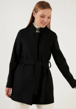 LELA Regular Fit - Halflange Jas - Black -Lela 4f4caebed74845da8cfcba787b1b44df