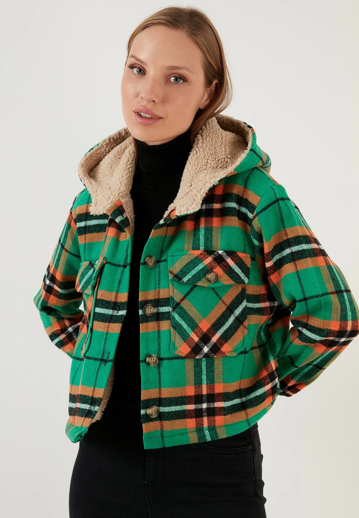 LELA Regular Fit - Jas - Green 9 LELA Regular Fit - Jas - Green - Afbeelding 7