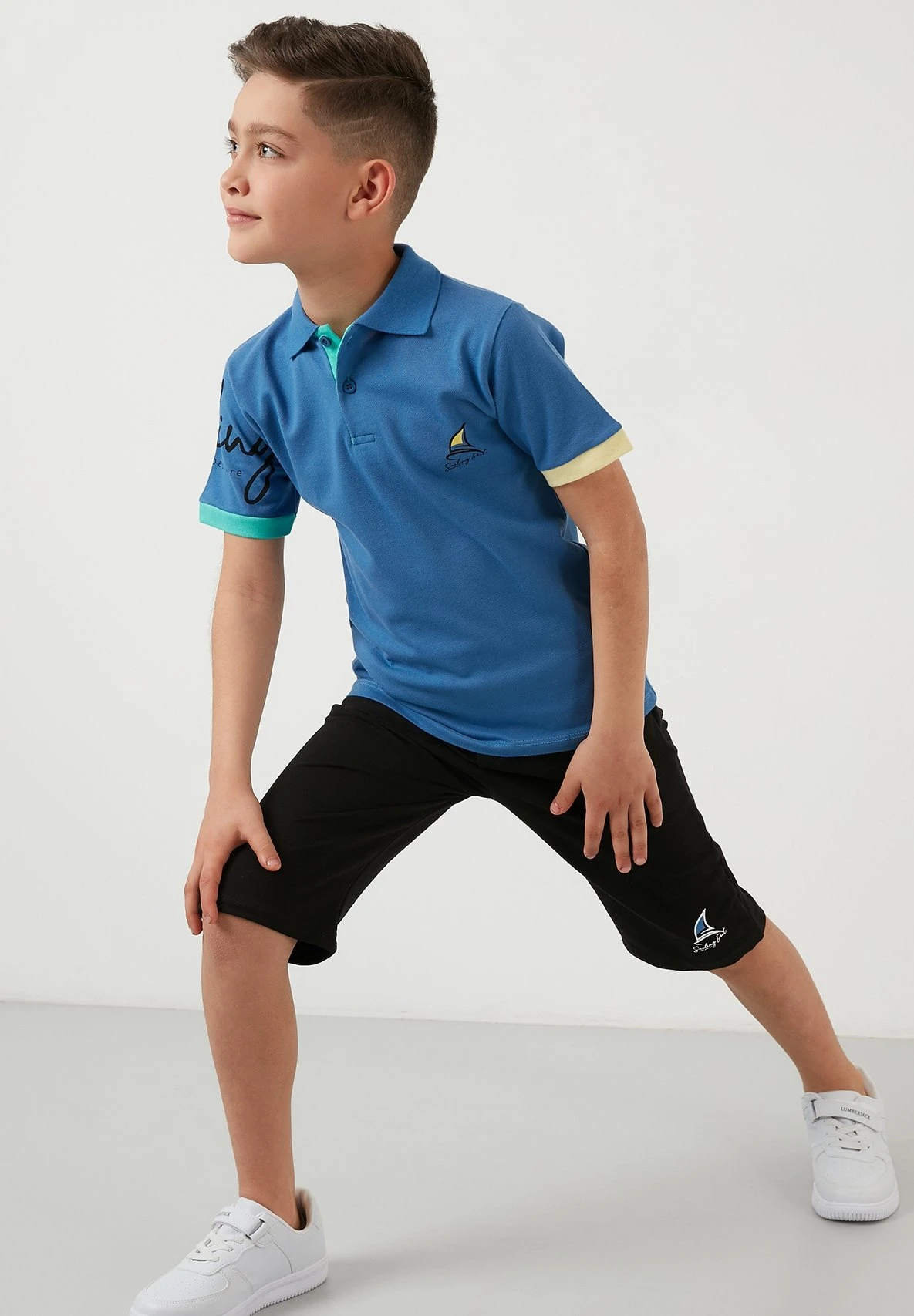 LELA Regular Fit - Shorts - Blue 8 LELA Regular Fit - Shorts - Blue - Afbeelding 6