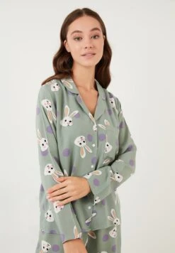 LELA Set - Pyjama - Green -Lela 515b2cfd44504e3b9a59c3db2a45e072