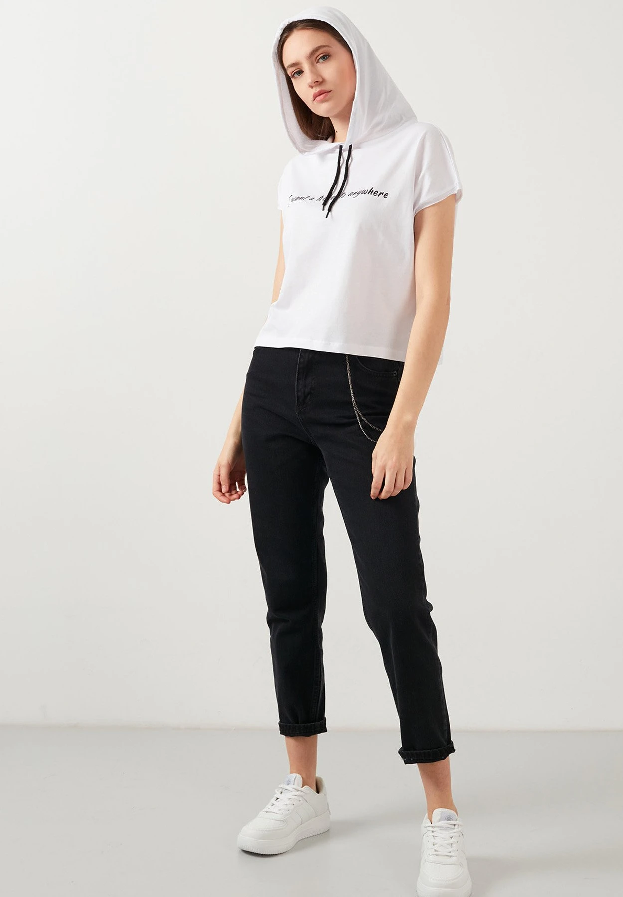 LELA Slim Fit - Hoodie - White 4 LELA Slim Fit - Hoodie - White - Afbeelding 2