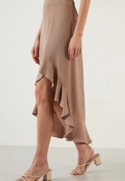 LELA Regular Fit - A-Lijn Rok - Mink -Lela 52f7d493d1024e3a83d73e7b0e43669f