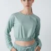 LELA Slim Fit - Sweater - Almond Green 1 LELA Slim Fit - Sweater - Almond Green -Lela 5352d9df955040d8b3591b9792b52ba8