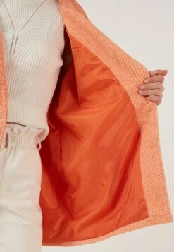 LELA Loose Fit - Halflange Jas - Orange -Lela 556d6d329e9045468edf7d8ba232c310