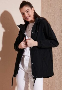 LELA Regular Fit - Parka - Black -Lela 55d7dbe119d24820abd3e499cbb97250