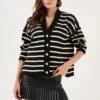LELA Vest - Black/Cream 2 LELA Vest - Black/Cream -Lela 56fe1a36cbd14153848f641e043765e6