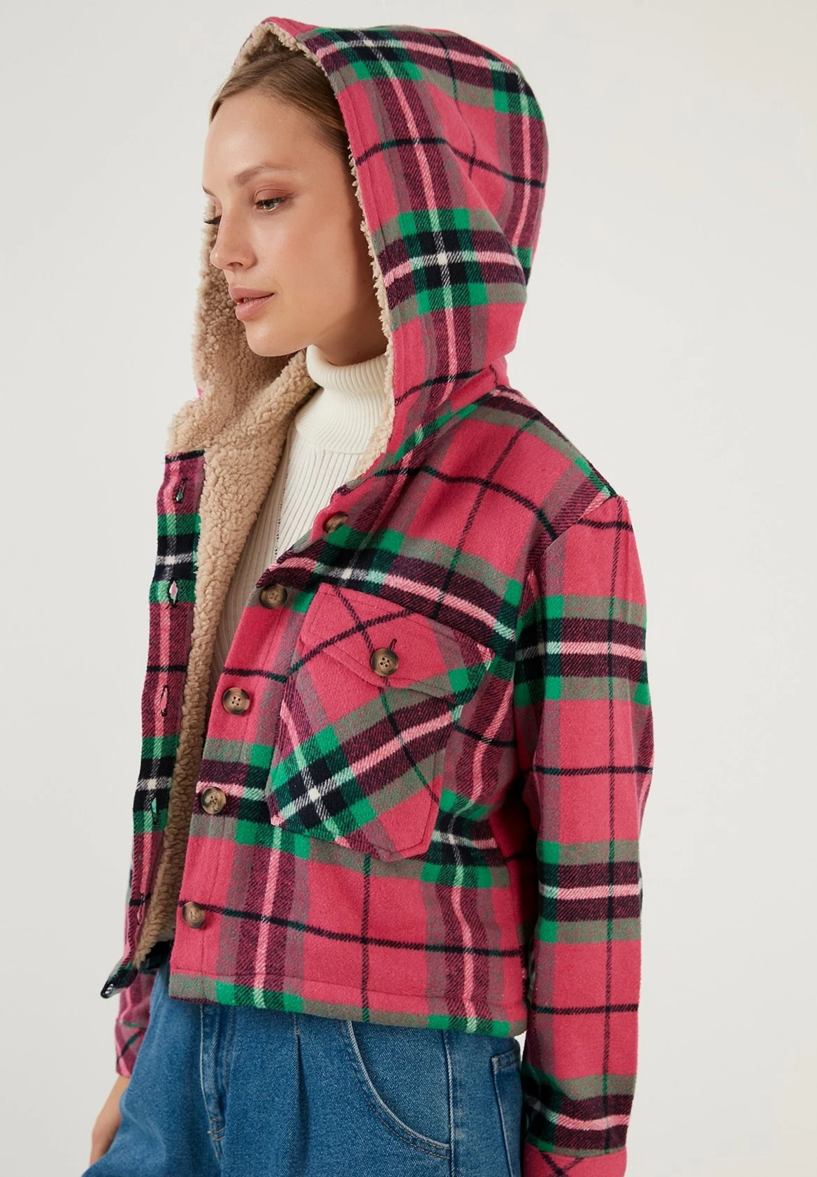 LELA Regular Fit - Jas - Fuchsia 7 LELA Regular Fit - Jas - Fuchsia - Afbeelding 5