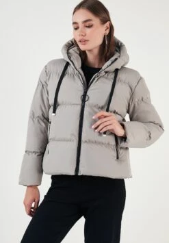 LELA Regular Fit - Winterjas - Grey -Lela 5d748304b9a347ccae9c5d9d7afce0fa