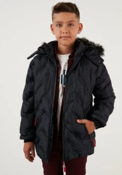 LELA Regular Fit - Winterjas - Mottled Black -Lela 5d82e4d3f1f94acf9c81207a0af8e810