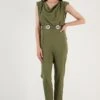LELA Slim Fit - Jumpsuit - Light Khaki -Lela 5dc6c7b7a2b9465c817d9afe6e9472c6