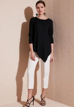 LELA Regular Fit - Blouse - Black -Lela 5dccb73440034e5386630e5eb172c3f4