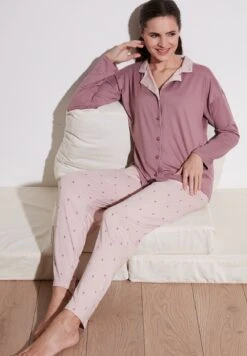 LELA Soft Touch - Pyjama - Powder Pink 13 LELA Soft Touch - Pyjama - Powder Pink -Lela 5df86945a13d492aa0fd5d8f367c09f3