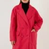 LELA Loose Fit - Mantel - Fuchsia -Lela 5edcc3a029854bc68246d13b33ffd020