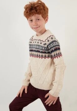 LELA Regular Fit - Trui - Beige -Lela 5eead8ed68854cb3a579f39113a36ba2