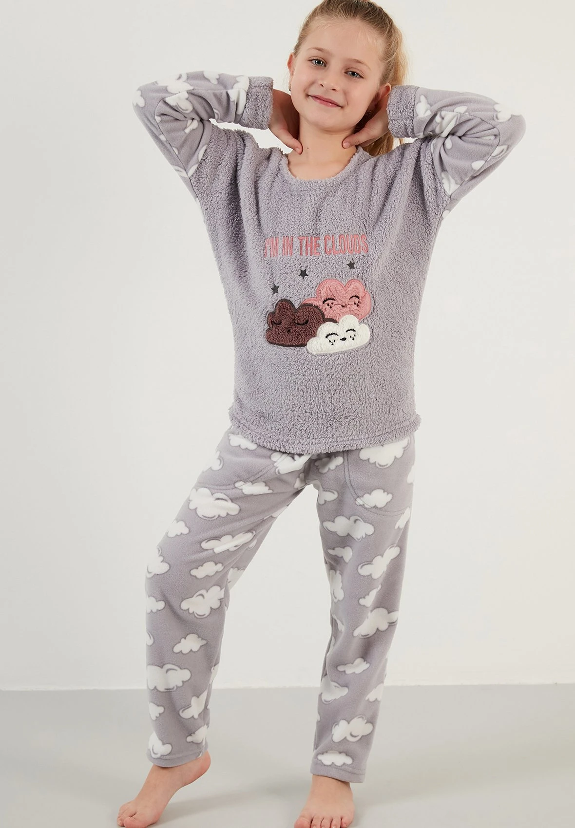 LELA Regular Fit Set - Pyjama - Grey 4 LELA Regular Fit Set - Pyjama - Grey - Afbeelding 2