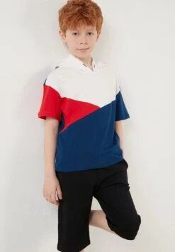 LELA Regular Fit T-Shirt And Shorts - Shorts - Navy Blue