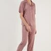 LELA Set Regular Fit - Pyjama - Dusty Rose -Lela 62ee3d78ebfe4918ac2bbd3ef2a72147
