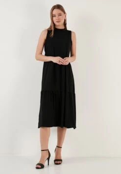 LELA Regular Fit - Jurk - Black