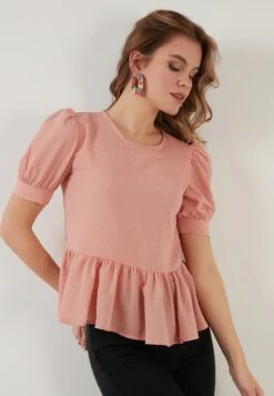 LELA Slim Fit - Blouse - Powder Pink -Lela 651b2418bbf541e1a0d258c1d1f58d3b