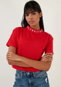 LELA Regular Fit - T-Shirt Print - Red 10 LELA Regular Fit - T-Shirt Print - Red -Lela 65cadba79922414b876cdb13af9dcc99