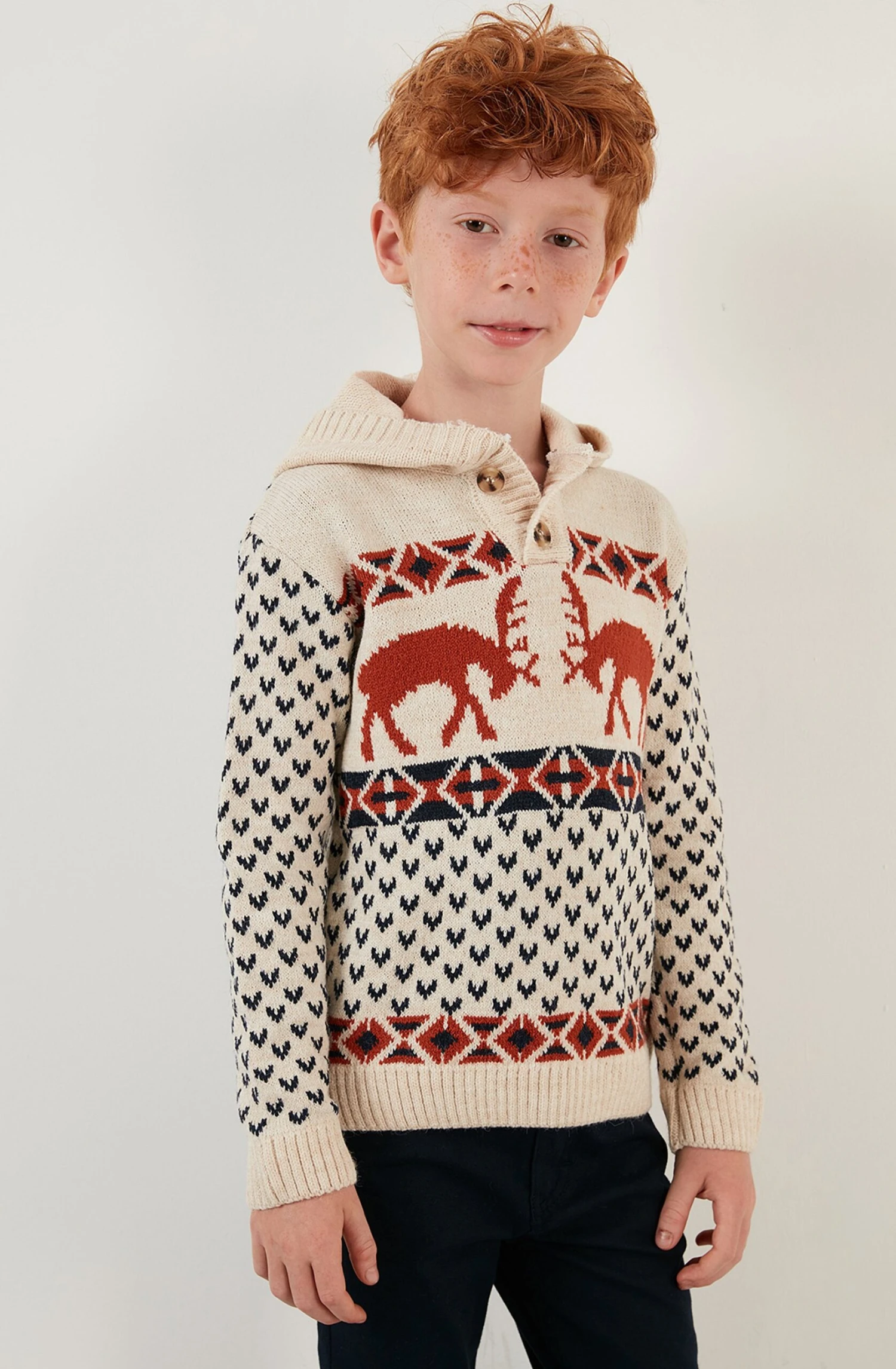 LELA Regular Fit - Hoodie - Beige 5 LELA Regular Fit - Hoodie - Beige - Afbeelding 3