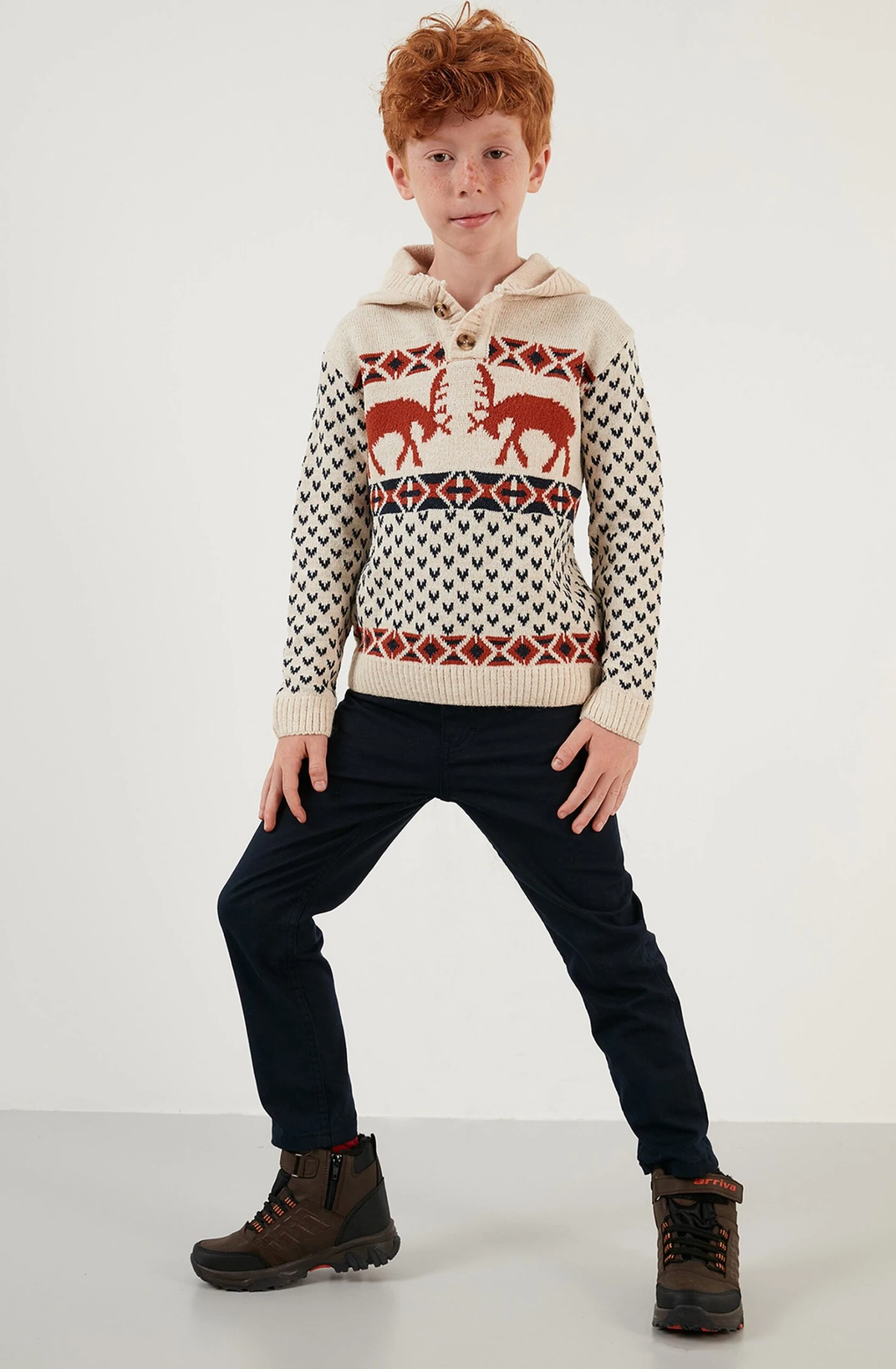 LELA Regular Fit - Hoodie - Beige 3 LELA Regular Fit - Hoodie - Beige