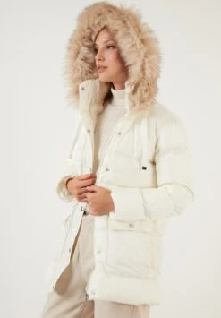LELA Regular Fit - Winterjas - Ecru -Lela 66c3a7abdce64a8c992d002686760dcb