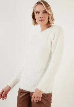 LELA Regular Fit - Trui - Ecru -Lela 6703b48a76c74ffcba000ec72e7f843a