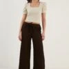 LELA Broek - Brown 1 LELA Broek - Brown -Lela 6734e9983bb74d7ba5b002b7e2704764