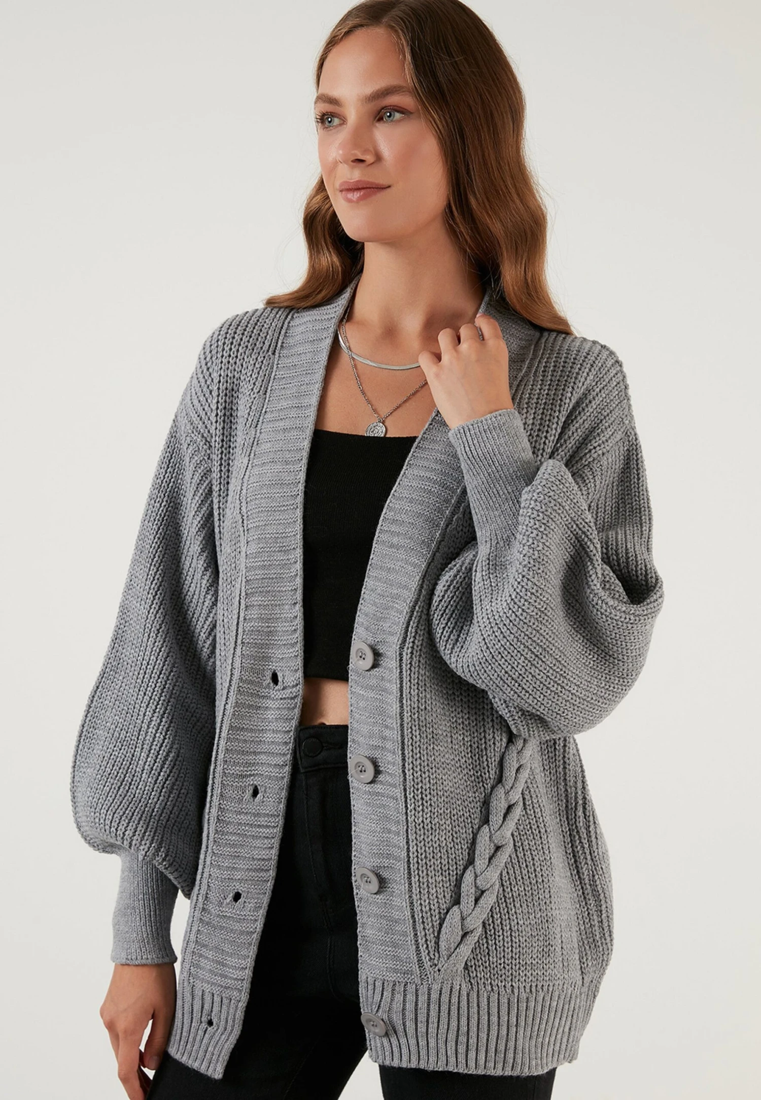 LELA Regular Fit - Vest - Grey 5 LELA Regular Fit - Vest - Grey - Afbeelding 3