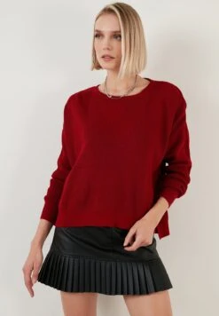 LELA Trui - Red -Lela 687f5891fc474693b56be84c1c08b279
